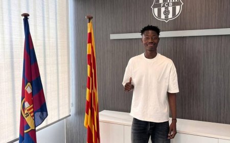 Barcelona Signs 18-Year-Old Ghanaian Center-Back Hafiz Gariba on a Three-Year Contract