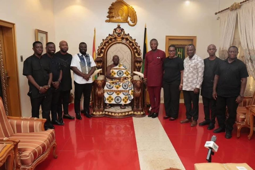 Sports Minister, Regional Minister & Asante Kotoko Management Meet Otumfuo Over Football Matters and Fan Safety