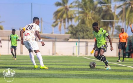 Dreams FC and Aduana Stars Play Out Stalemate at Tuba Astro Turf