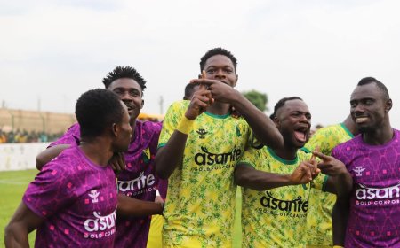 Bibiani Gold Stars and Hearts of Oak Share Spoils