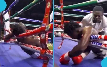 TRAGIC: Nigerian Boxer Gabriel Oluwasegun Olanrewaju Passes Away After Tragic In-Ring Collapse