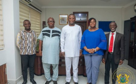 GHALCA Engages Sports Minister Kofi Adams on President's Cup and Top Four Tournament Preparations