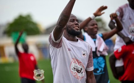 Former Asante Kotoko Forward George Mfegue Wins South Sudan FA Cup with Jamus SC