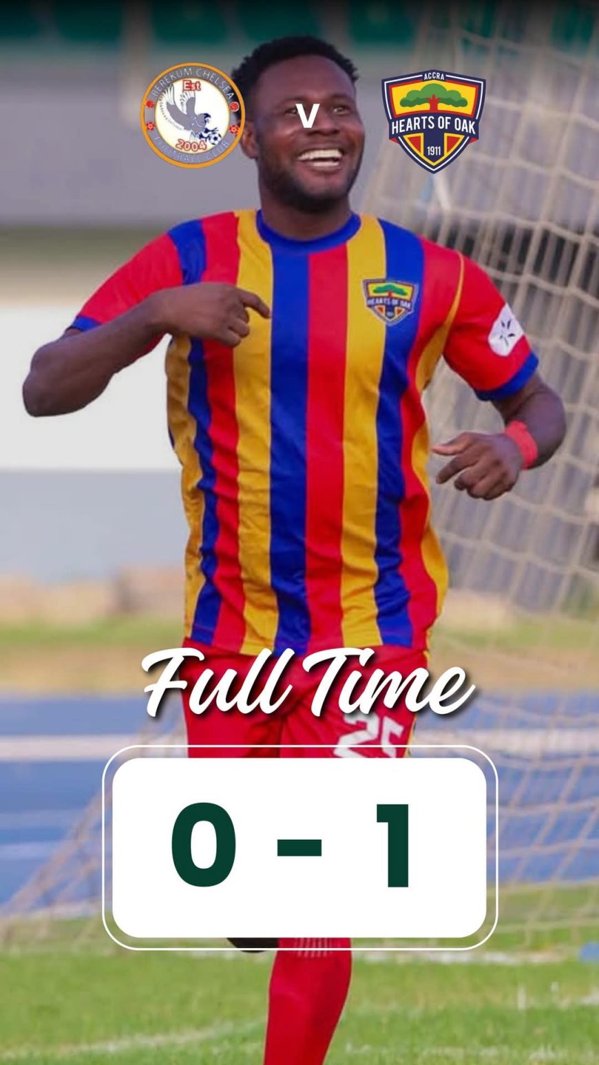 Hearts of Oak End Chelsea’s Home Streak with Crucial Win at Golden City Park