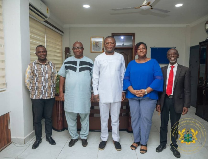 GHALCA Engages Sports Minister Kofi Adams on President's Cup and Top Four Tournament Preparations