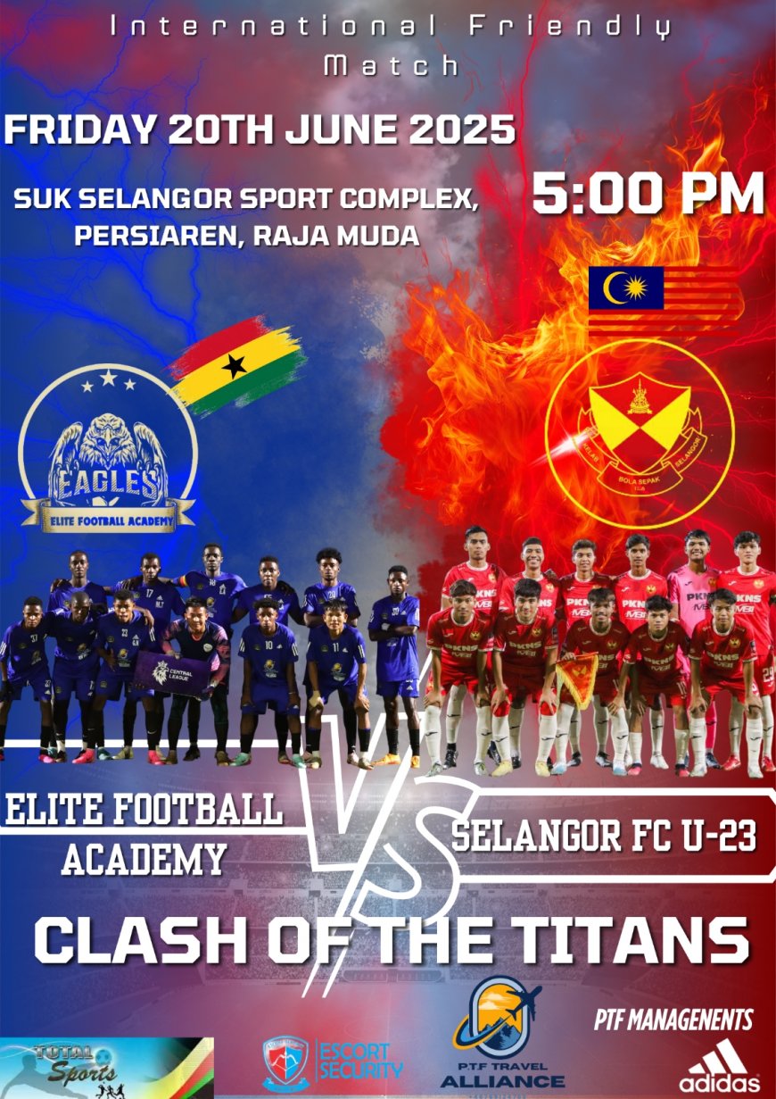 Elite Football Academy to Clash with Selangor FC U-23 in Explosive International Friendly