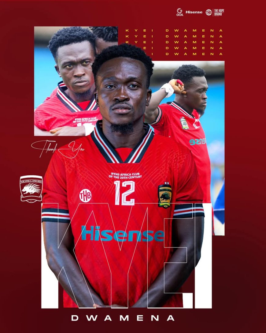 OFFICIAL: Michael Kyei Dwamena Leaves Asante Kotoko After Contract Expiry