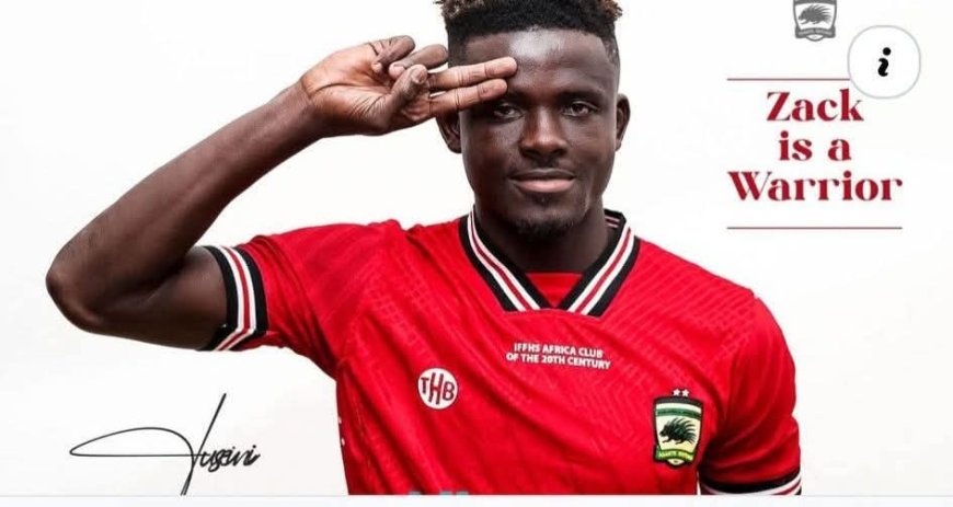 Official: Asante Kotoko Announce the Signing of Zackaria Fuseini on Three-Year Deal