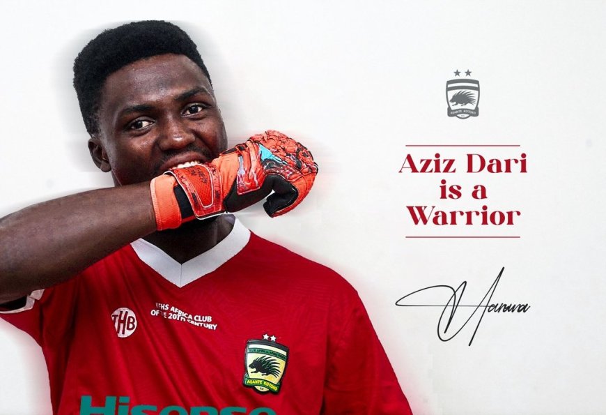 Confirmed: Asante Kotoko Sign Dari Aziz Haruna on Four-Year Deal
