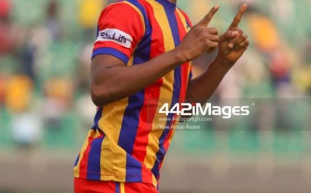 BREAKING: Hearts of Oak Set to Part Ways with Forward Asamoah Boateng Afriyie