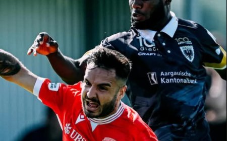 Barnieh Scores in FC Aarau Friendly Defeat to FC Thun