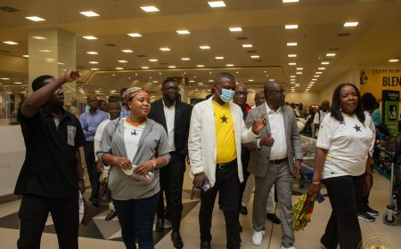 BLACK QUEENS RECEIVE HEROES' WELCOME AFTER WAFCON 2024 BRONZE TRIUMPH