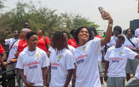 GHANA CELEBRATES BLACK QUEENS' HISTORIC WAFCON 2024 BRONZE MEDAL WIN