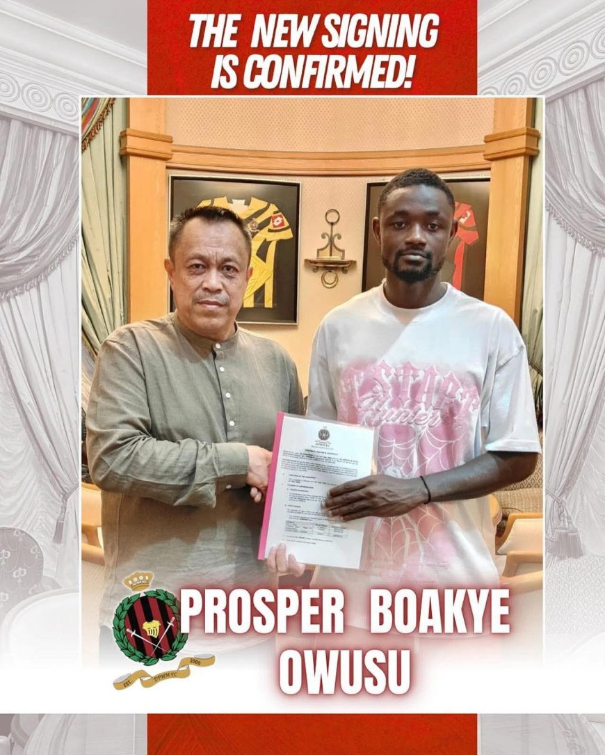 Medeama SC Midfielder Prosper Boakye Owusu Joins DPMM FC in Malaysia