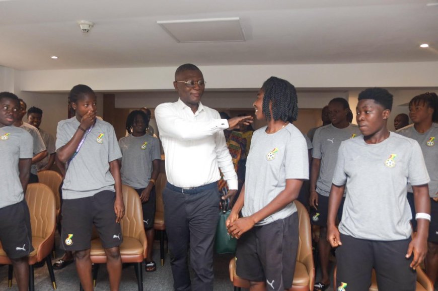 Sports Minister Boosts Morale of Black Queens Ahead of WAFCON Semi-Final Clash