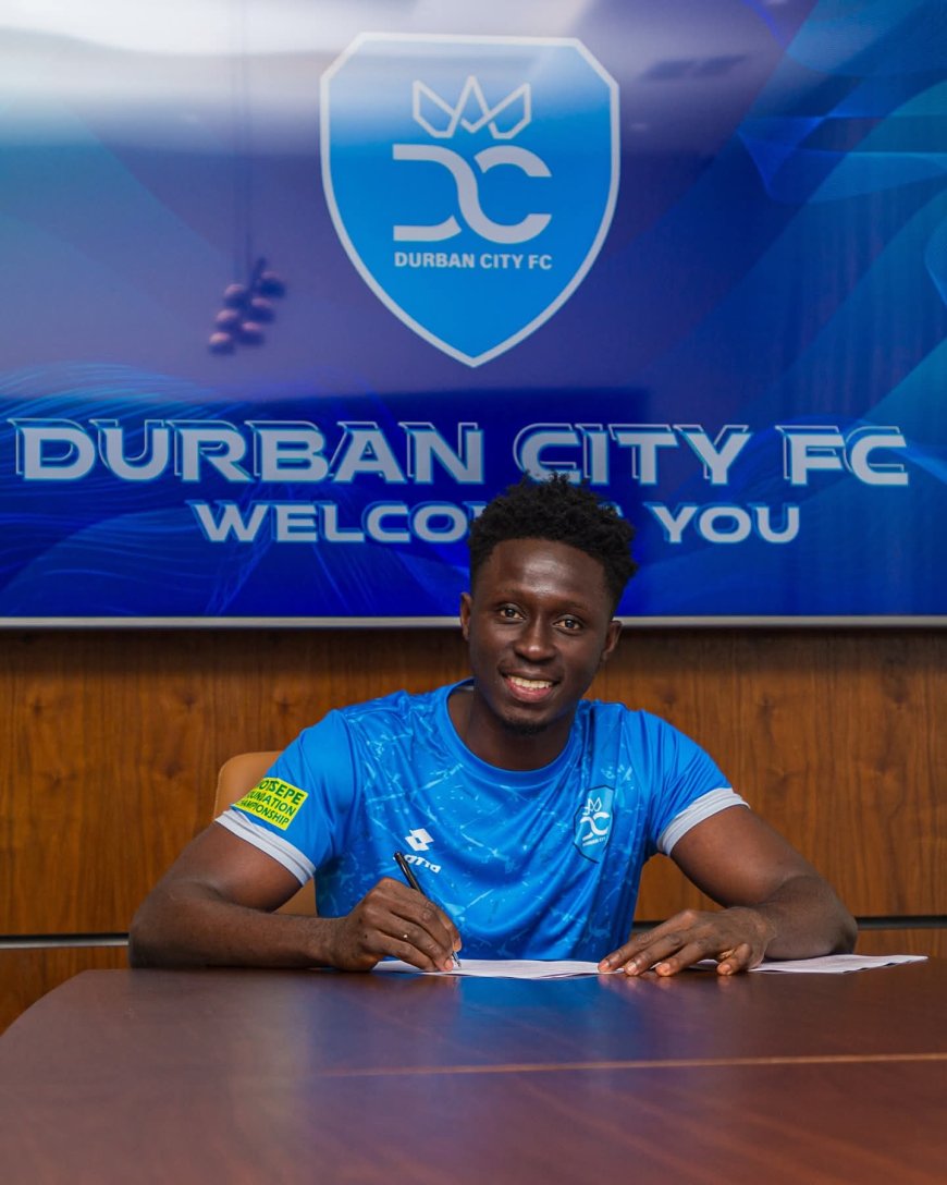 Durban City FC Signs Ghanaian Goalkeeper Fredrick Asare for 2025/2026 Season