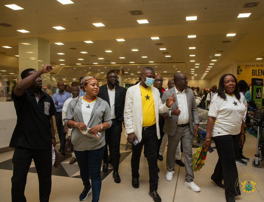 BLACK QUEENS RECEIVE HEROES' WELCOME AFTER WAFCON 2024 BRONZE TRIUMPH