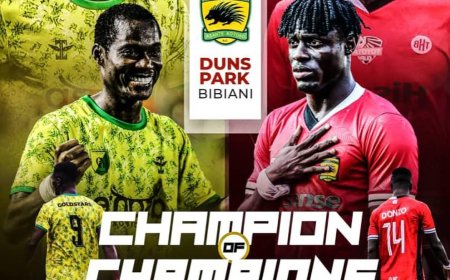 Match Preview: GPL Champions Bibiani Goldstars Face FA Cup Winners Asante Kotoko in Champion of Champions Showdown at Dun’s Park