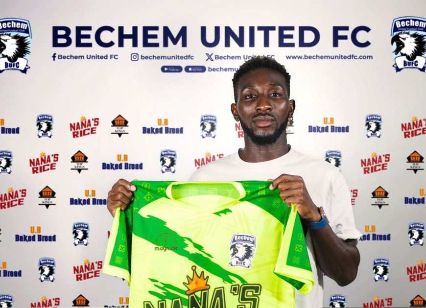 Official: Bechem United Announce the Signing of Nigerian Forward Frank Promise on a Three-Year Deal
