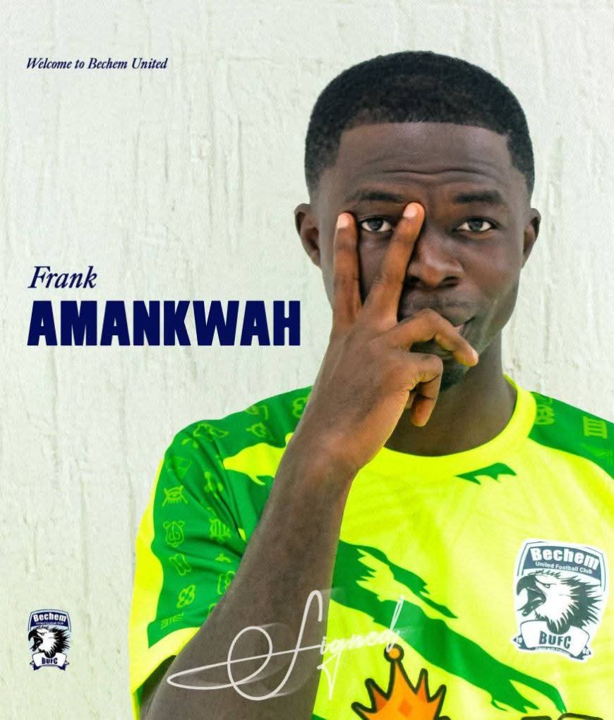 Bechem United Announce the Signing of Frank Amankwah on a Two-Year Deal