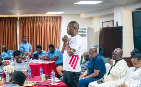 “I know what you’re capable of. There’s no better team than you.” – Sports Minister Kofi Adams rallies Black Stars ahead of Mali clash