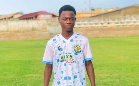 SKYY FC Register 13-Year-Old Godfred Arko Costa for Division One League
