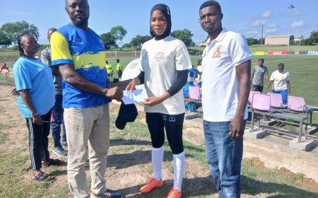 Wa Power SC President Musah Bator Salifu Donates to Upper West U17 Girls Team