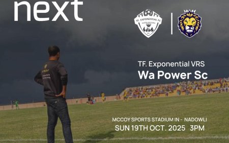 Wa Power SC Set for Tough Away Clash Against TF Exponential FC in Nadowli on Sunday