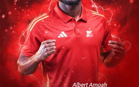 Breaking:Al Ahly Benghazi Announce the Signing of Asante Kotoko Forward Albert Amoah