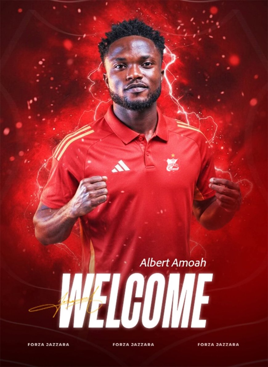 Breaking:Al Ahly Benghazi Announce the Signing of Asante Kotoko Forward Albert Amoah