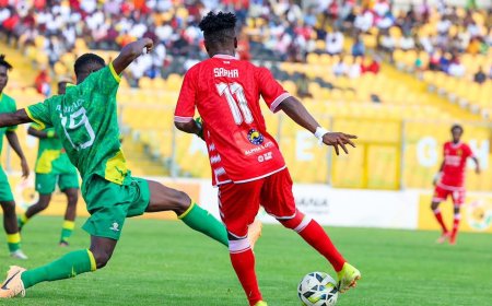 MATCH REPORT: Aduana FC Hold Kotoko to Fiery 1-1 Draw at Baba Yara - GHANA PREMIER LEAGUE