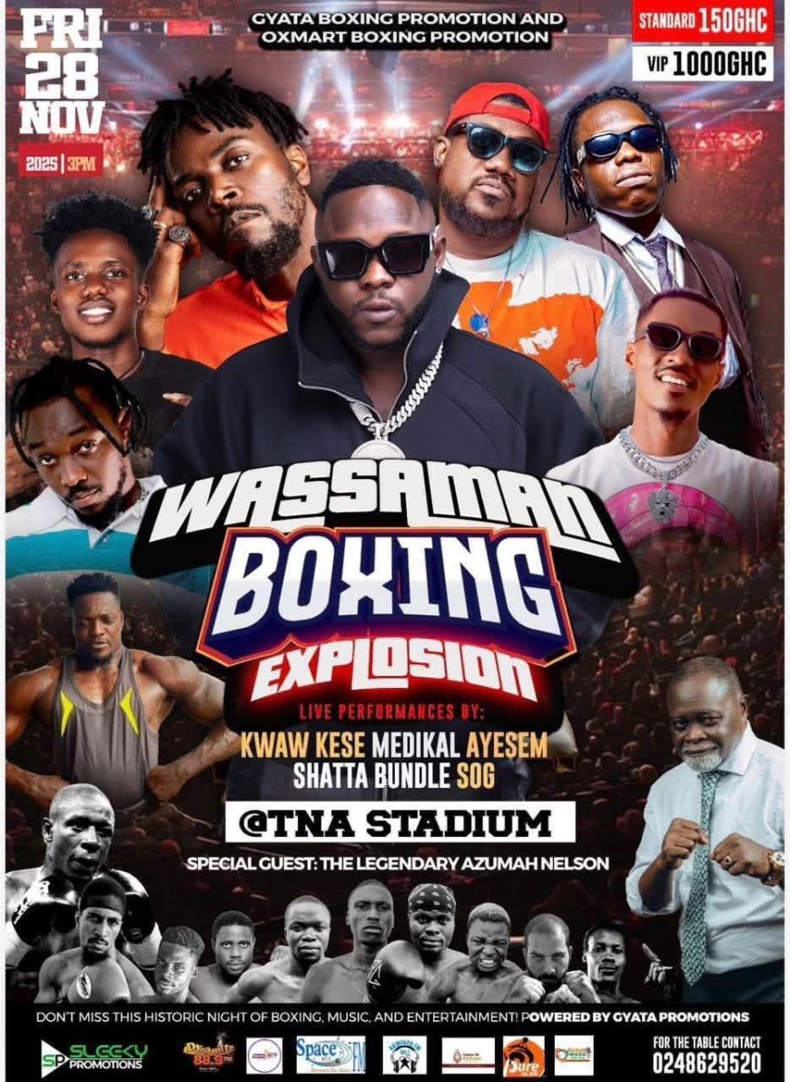 Azumah Nelson to Grace “Wassaman Boxing Explosion” in Tarkwa on November 28
