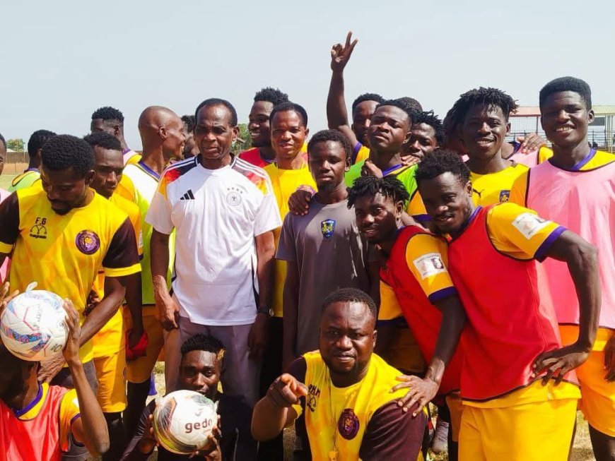 Football Icon Malik Jabir Motivates Wa Power SC Ahead of Northern City Clash