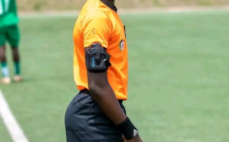 Catch Them Young Referee Aaron Gyan Shines in WRFA Division Two Match