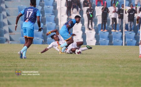 Detty December Clash: Hearts of Oak Lock Horns with Nations FC at UG Stadium