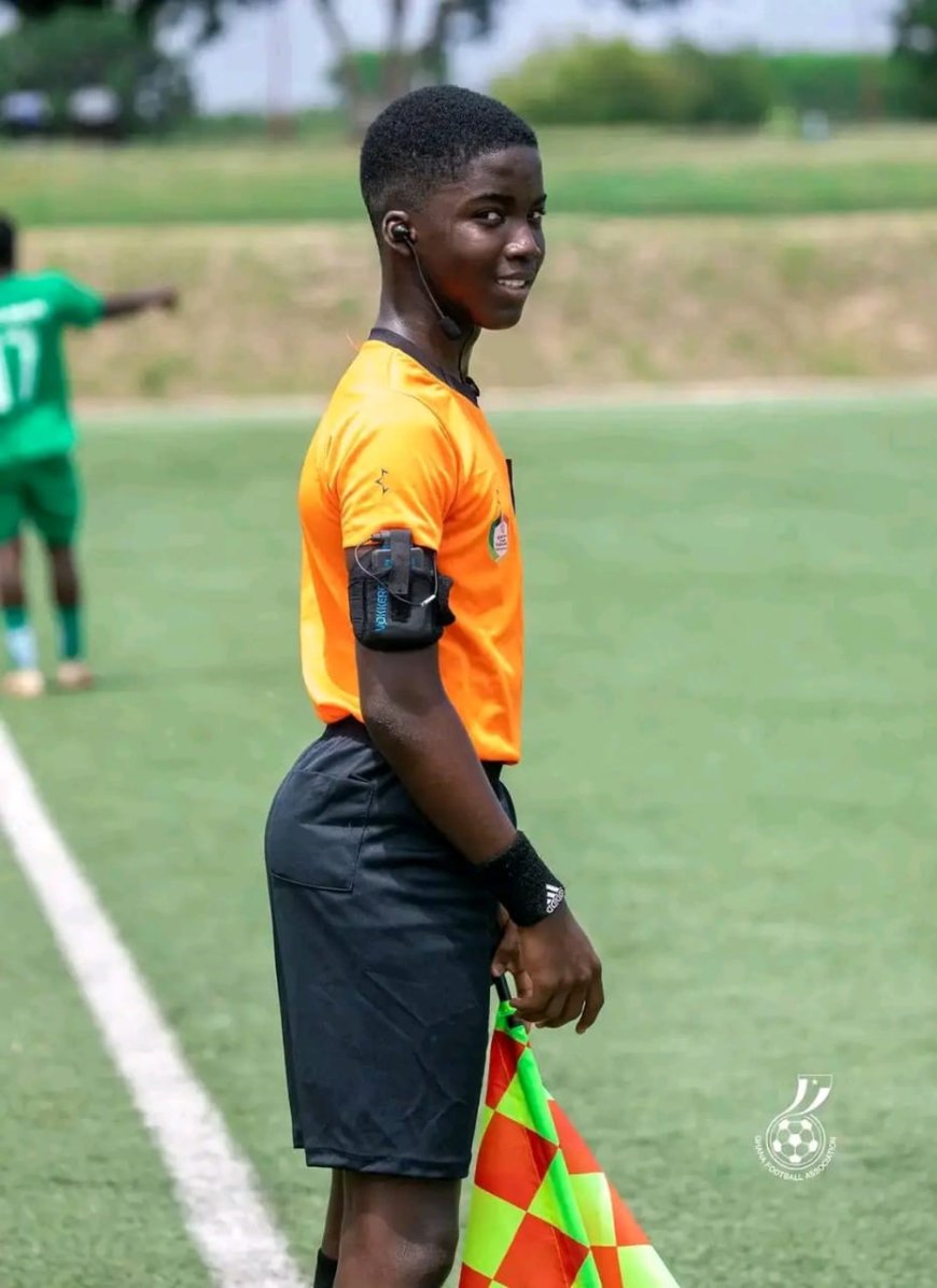 Catch Them Young Referee Aaron Gyan Shines in WRFA Division Two Match