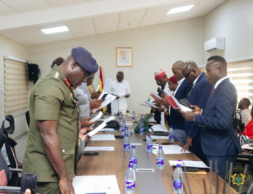 Asante Kotoko Communications Director Samuel Sarfo Duku Esq. Sworn In as National Sports Authority Board Member