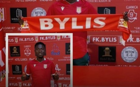 OFFICIAL: KF Bylis Unveil Faisal Charwetey as New Forward