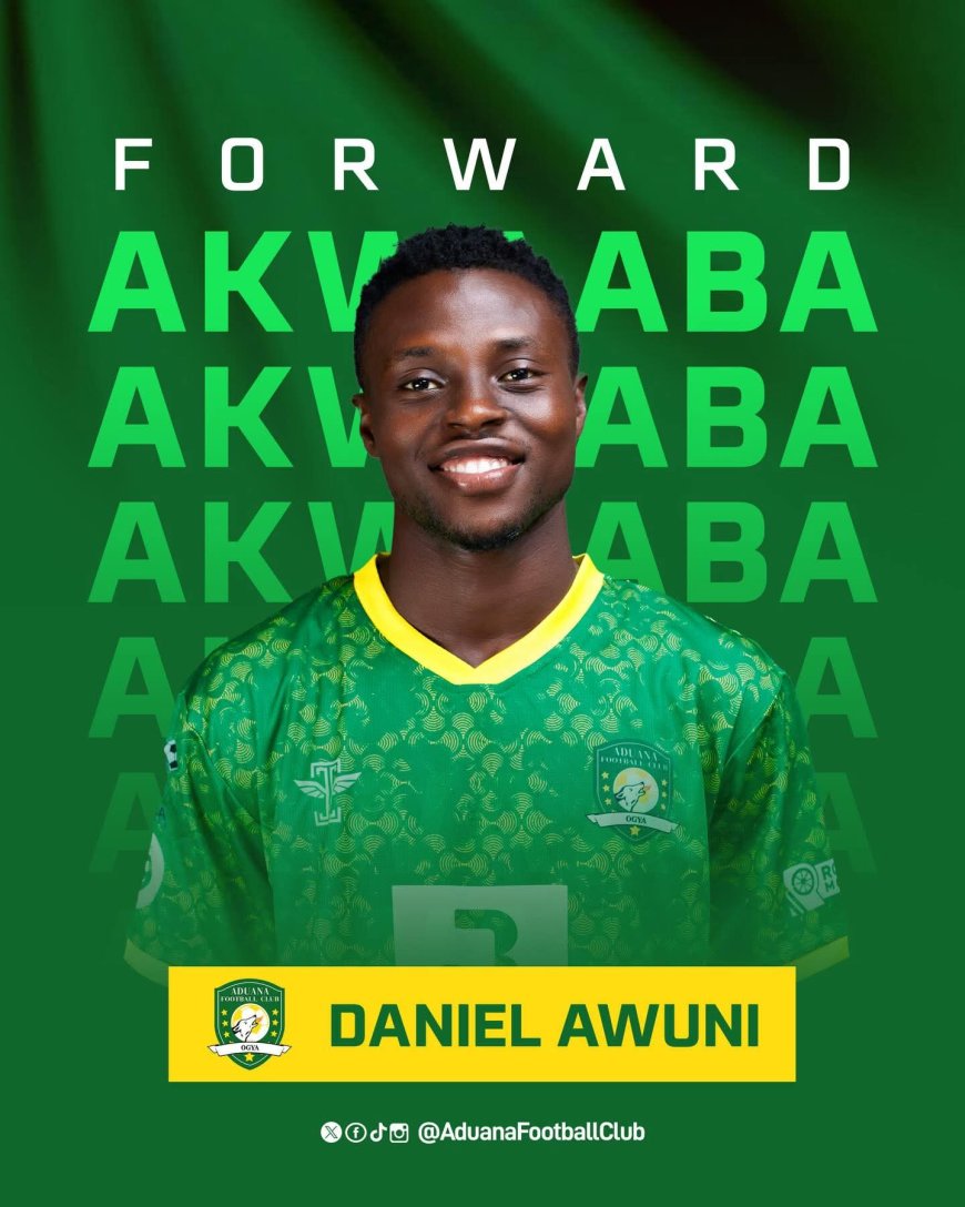 JUST IN: Aduana FC Sign Daniel Awuni on Three-Year Deal
