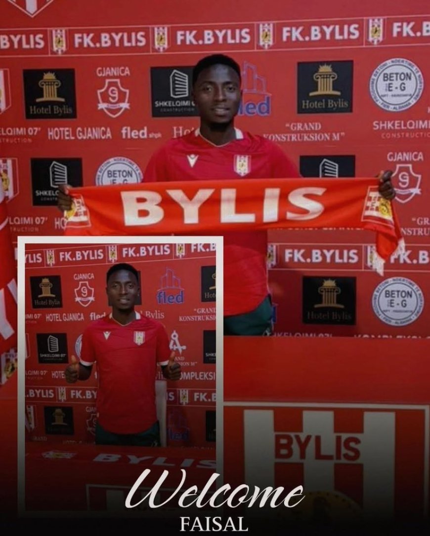 OFFICIAL: KF Bylis Unveil Faisal Charwetey as New Forward