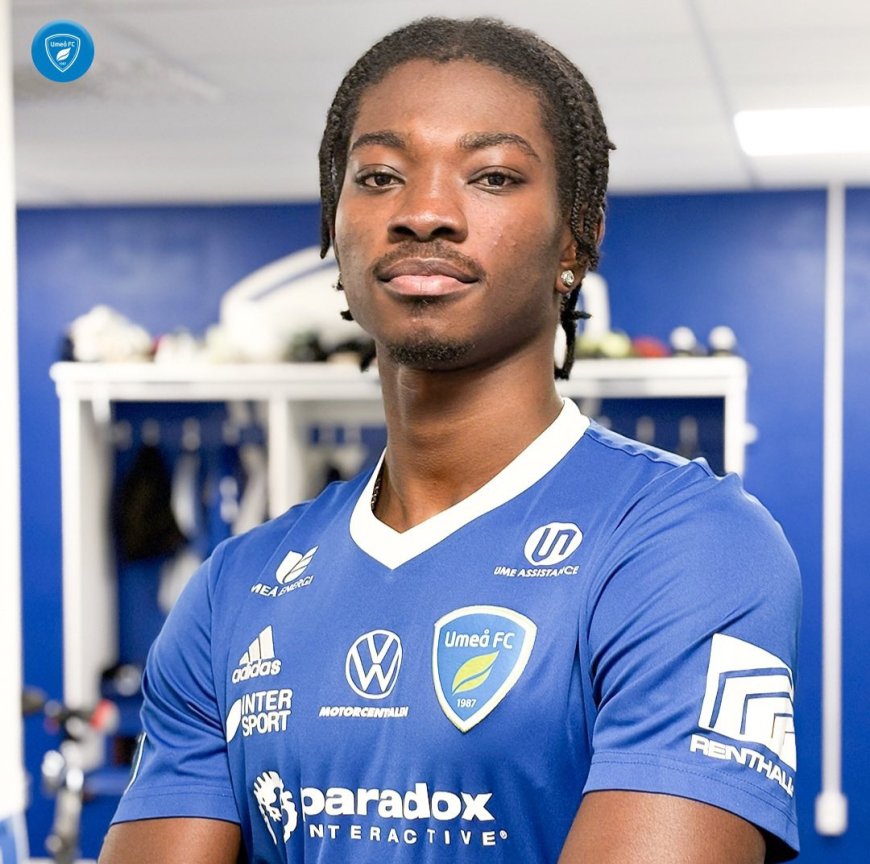Ghanaian Forward Philip Appiah Jr. Completes Move to Umeå FC on Long-Term Deal