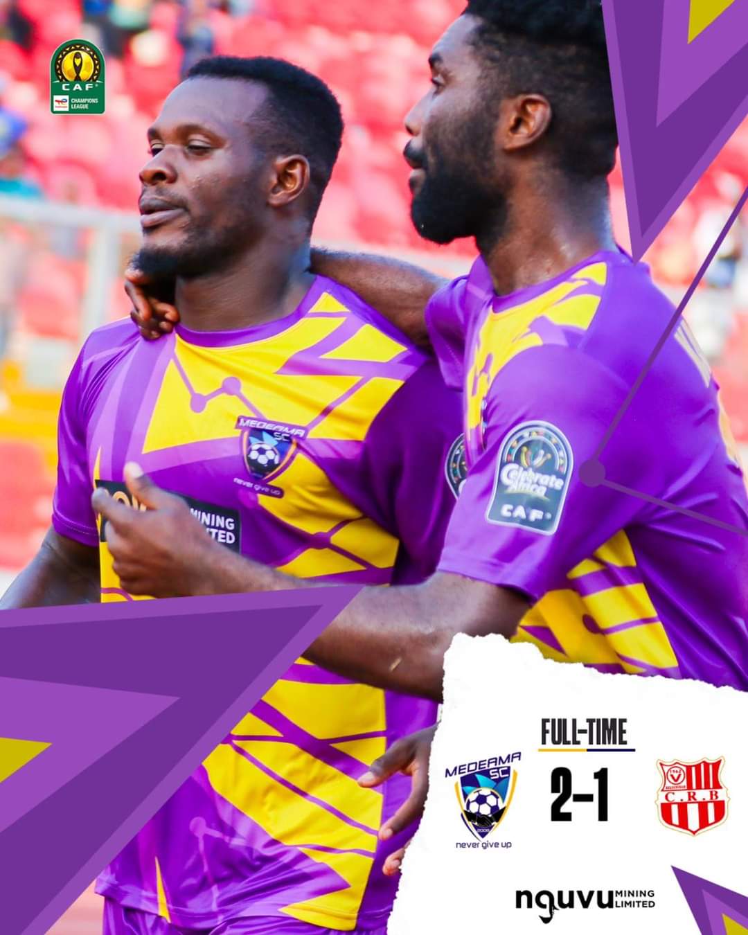 Medeama Secure Thrilling Comeback Victory Against CR Belouizdad In ...